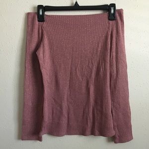 Off the shoulder long sleeve